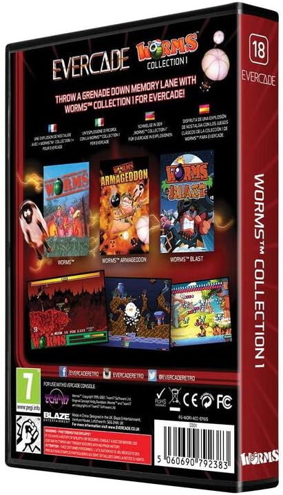 Evercade Worms Collection 1 Cartridge