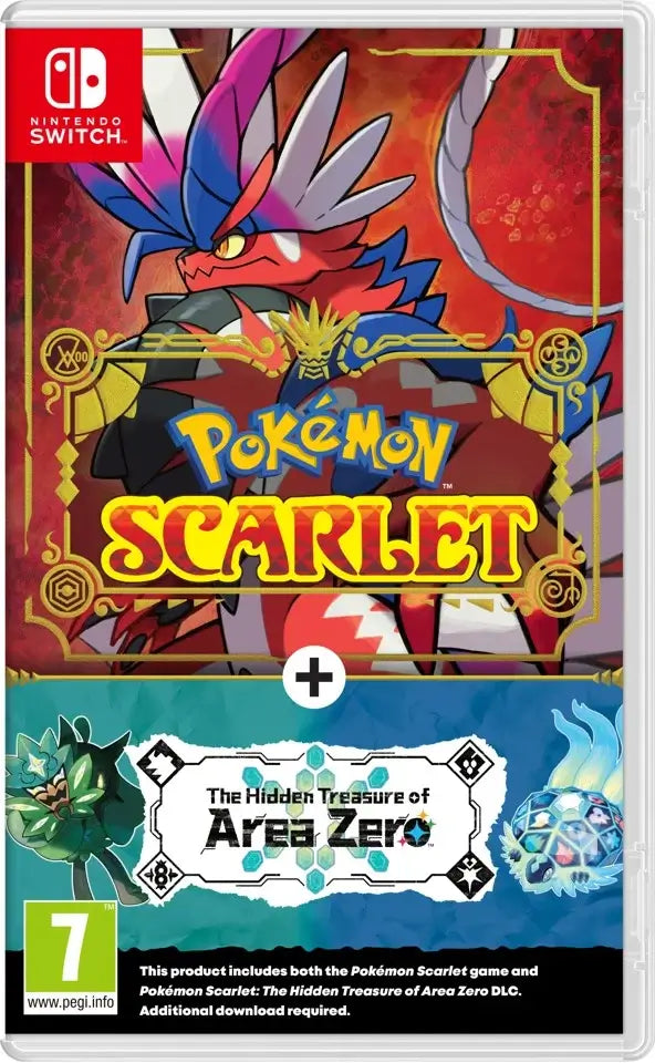 Pokemon Scarlet + The Hidden Treasure of Area Zero Switch