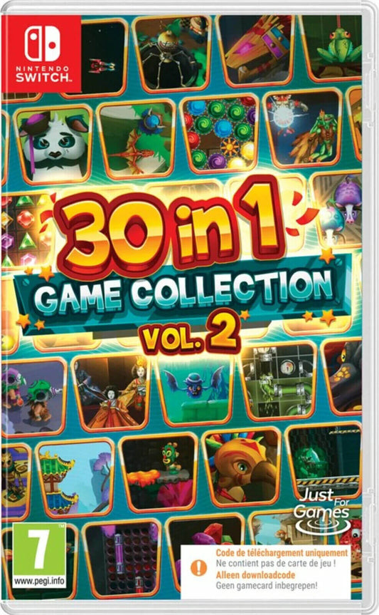 30 In 1 Game Collection Vol 2 CODE-IN-A-BOX Nintendo Switch