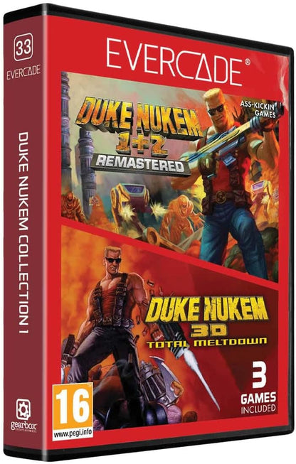 BLAZE Evercade Red Cart 33 – Duke Nukem Col. 1