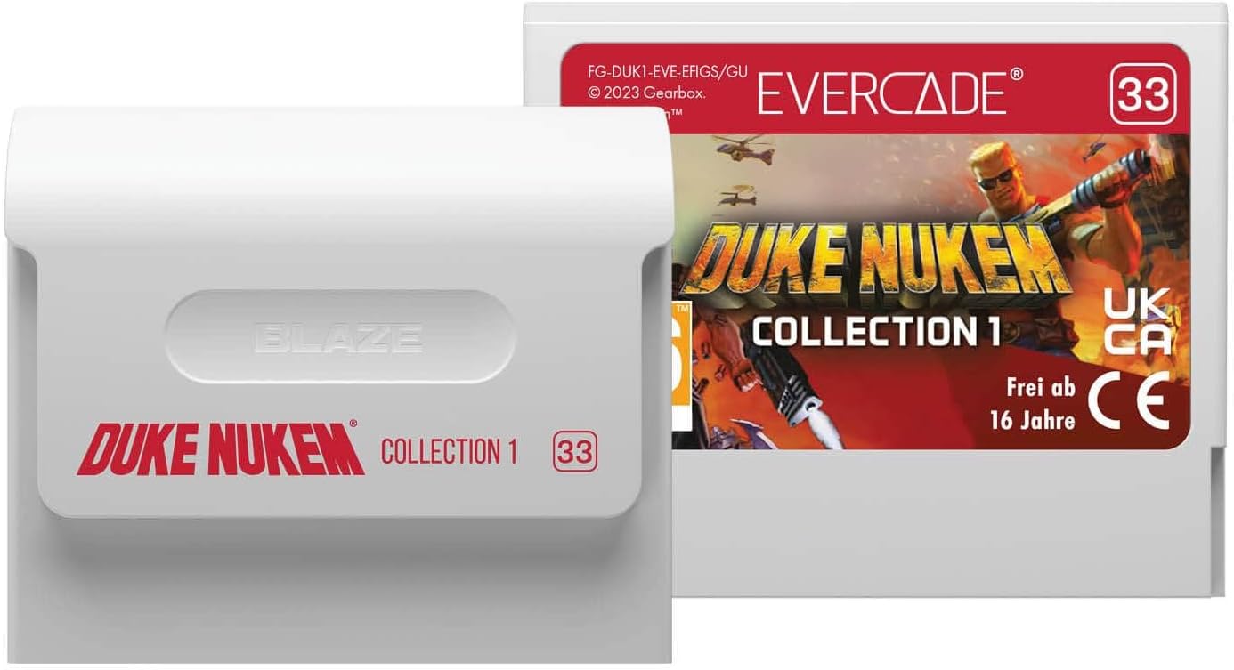 BLAZE Evercade Red Cart 33 – Duke Nukem Col. 1