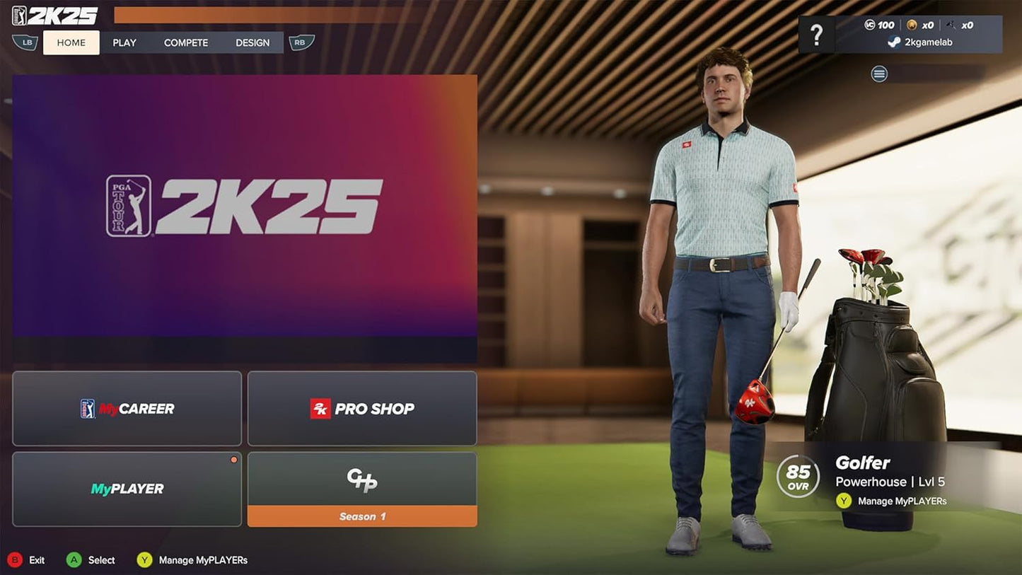 PGA TOUR 2K25 – Standard Edition (PS5)