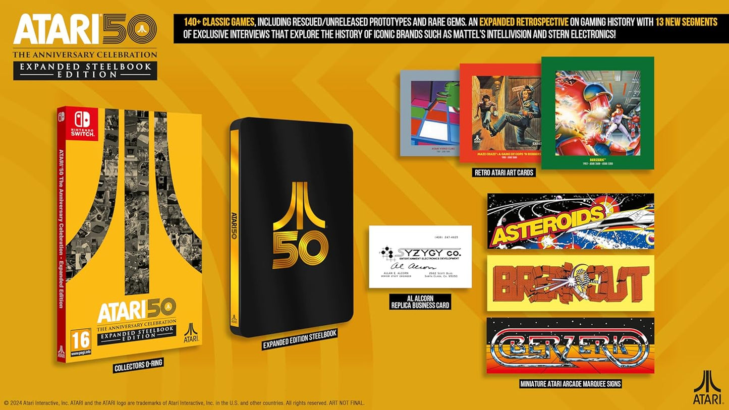 Atari 50: The Anniversary Celebration – Expanded Edition – Steelbook (Switch)