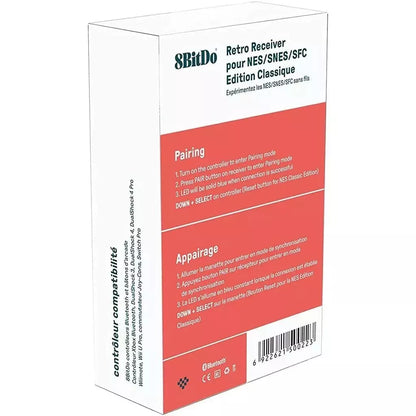 8BitDo Retro Receiver Bluetooth Adapter for NES SNES Mini