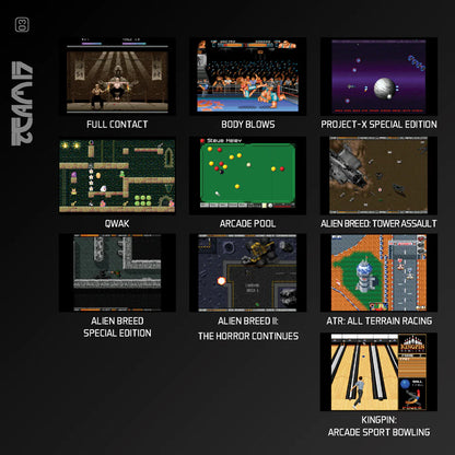 Evercade Team 17 Amiga Collection 1 – BLAZE Cartridge