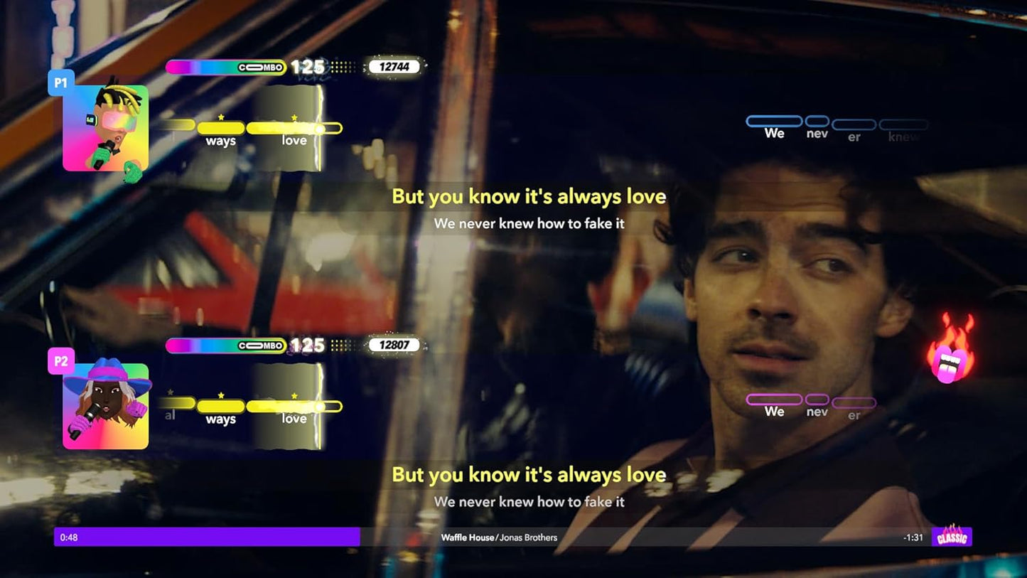 Let's Sing 2025 + 2 Mic Bundle Pack Nintendo Switch