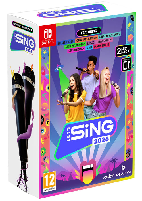 Let’s Sing 2026 – 2-Mic Edition (Nintendo Switch) BOX DAMAGED