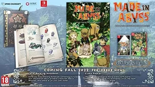 Made in Abyss Binary Star Falling into Darkness Collector Edition Switch