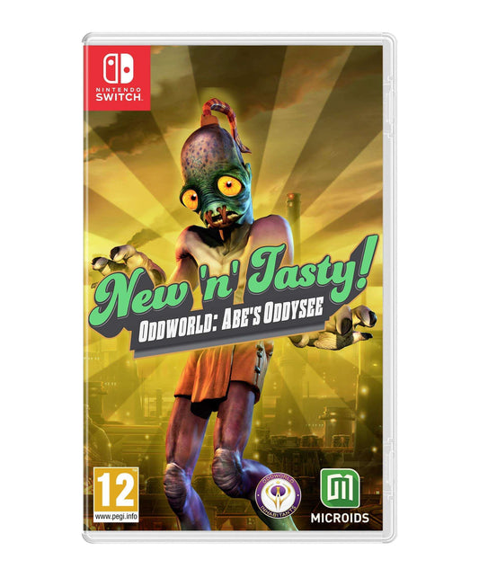 New 'N' Tasty! Oddworld Abe's Oddysee Standard Edition Nintendo Switch
