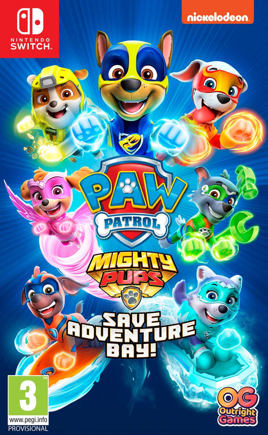 PAW Patrol Mighty Pups Save Adventure Bay! Nintendo Switch