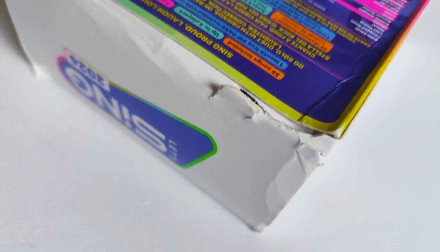 Let’s Sing 2026 – 2-Mic Edition (Nintendo Switch) BOX DAMAGED