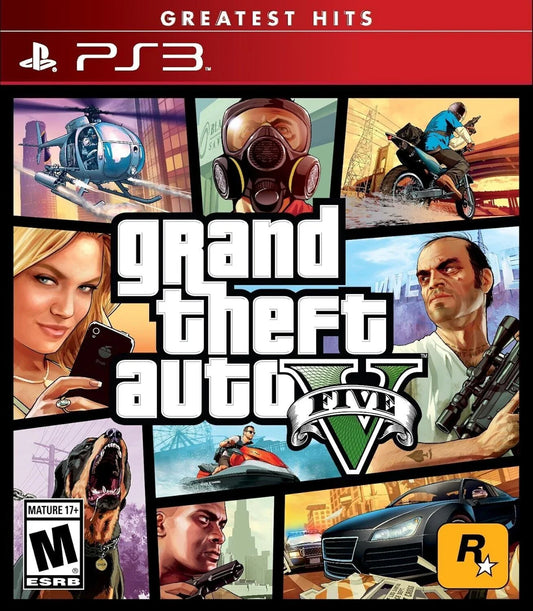 Grand Theft Auto V (5) - PS3 - Region Free