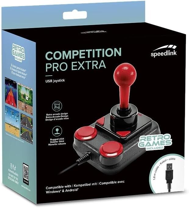 SPEEDLINK SL-650212-BKRD Competition PRO Extra USB Joystick