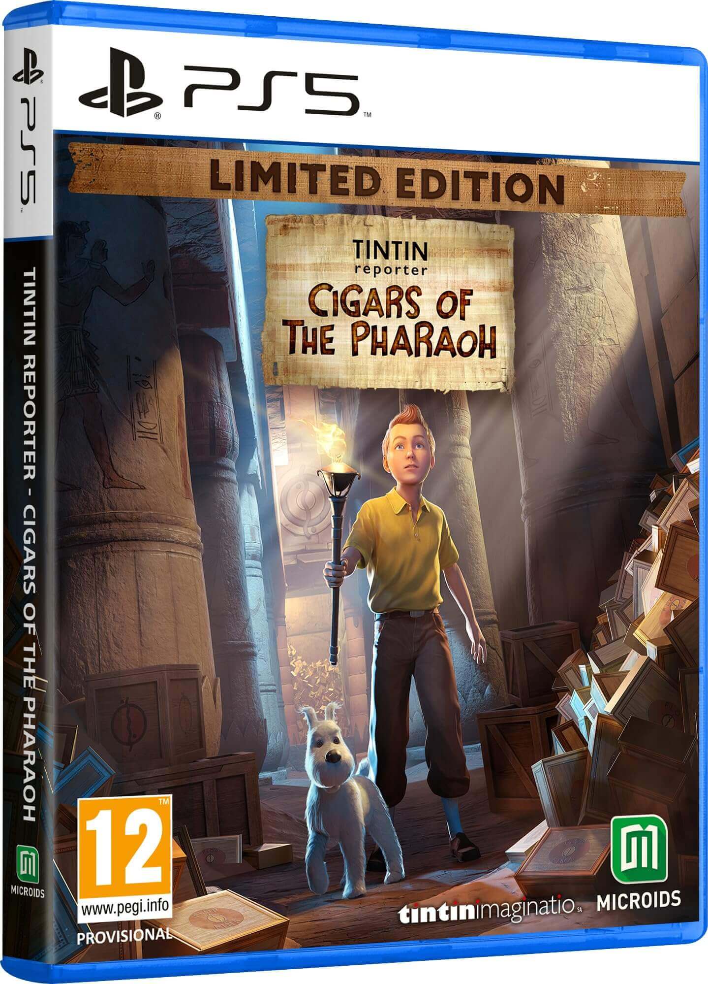 Tintin Reporter Cigars of the Pharaoh Limited Edition PS5