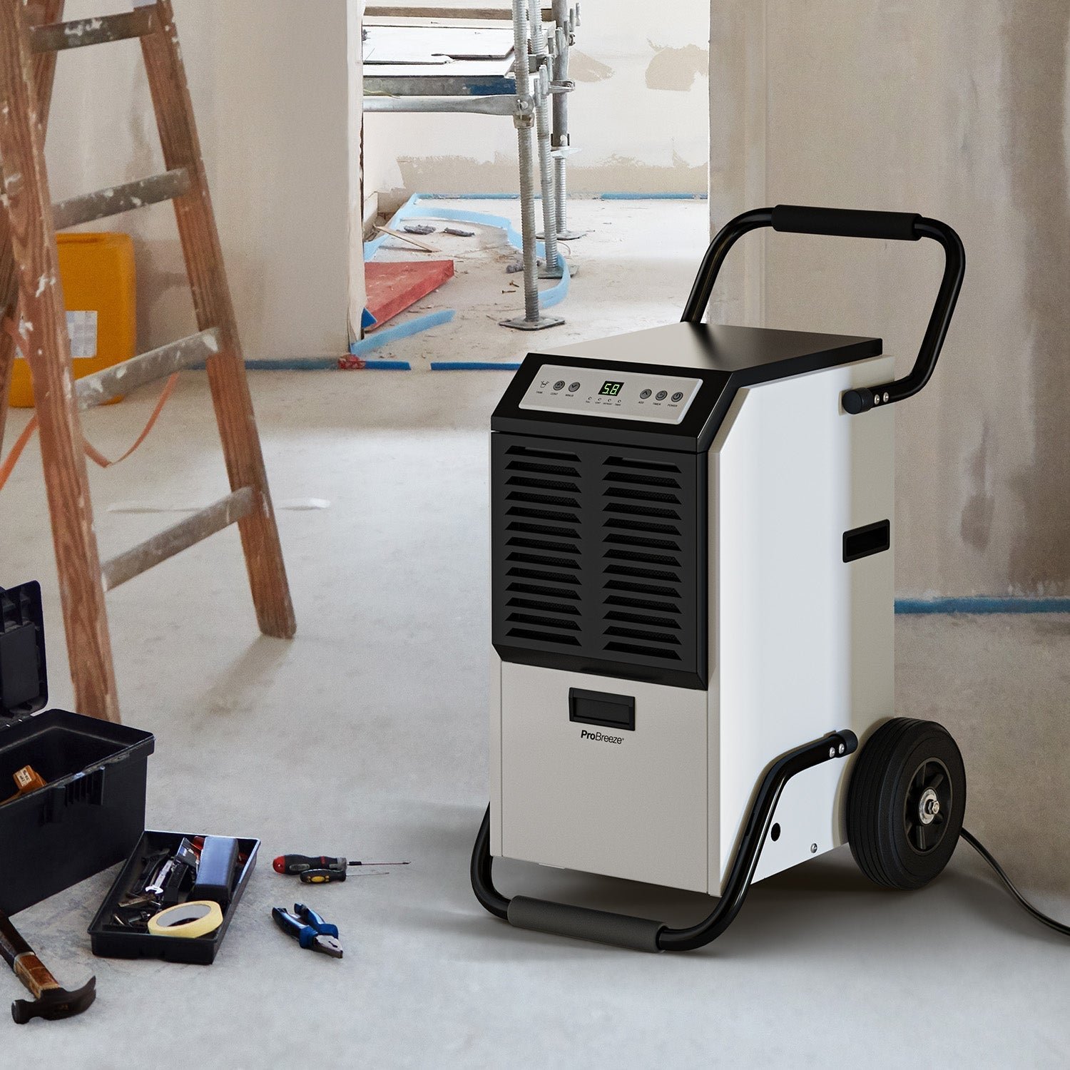 50L Industrial Dehumidifier Heavy Duty Commercial Moisture Extractor - Image 2